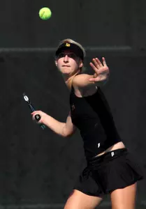 Julie Luzar won all three doubles matches she played at the Big West Tournament.