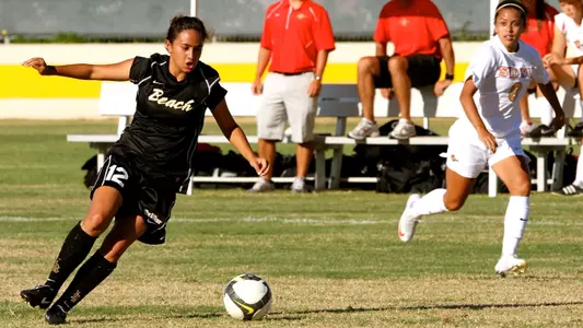 Sophomore Nadia Link scored both of the 49ers' goals in a 2-1 victory over No. 16 Virginia Tech.