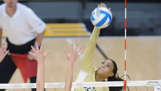 Janisa Johnson had 16 kills and 11 digs for the 49ers.