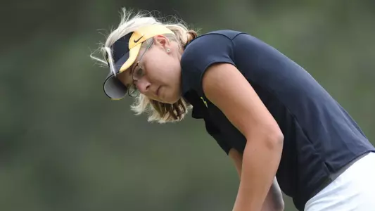 Senior Lindsey McAtee fired a team best 76 in Sunday's final round at the Mary Fossum Invitational.