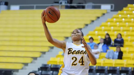 Freshman Brandi Henton had a game-high 23 points against Cal Poly.