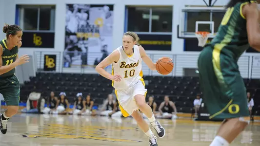 Freshman Ella Clark scored 12 of her 14 points in the second half to spark the 49ers to a 64-50 win at CSUN.