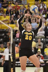 Freshman setter Erin Juley had a career-high 64 assists Friday at Cal Poly.