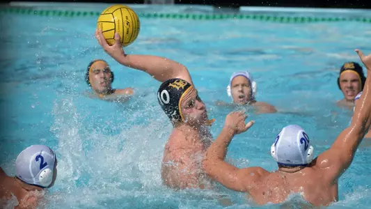 10/22/11 - Dan Matulis (10) of the  LBSU Men's Water Polo team scores against UCSB during a game at Long Beach. Photo by Steven Georges/Long Beach State