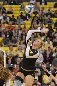 Sophomore Haleigh Hampton won the Big West's Player of the Week award for the second time in 2011.