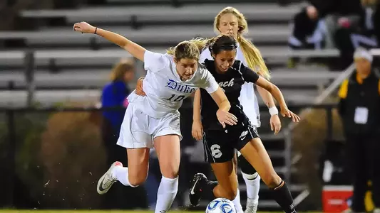 Shawna Gordon - The No. 8 Long Beach State women's soccer team continued its historic season on Friday, when it took on top-seeded and third-ranked Duke in the quarterfinals of the NCAA Tournament at Koskinen Stadium in Durham, North Carolina.  (Nov. 25, 2011)