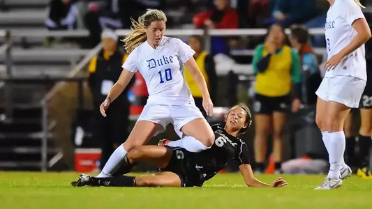 Shawna Gordon - The No. 8 Long Beach State women's soccer team continued its historic season on Friday, when it took on top-seeded and third-ranked Duke in the quarterfinals of the NCAA Tournament at Koskinen Stadium in Durham, North Carolina.  (Nov. 25, 2011)