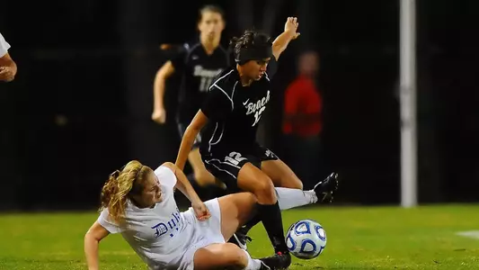 Nadia Link - The No. 8 Long Beach State women's soccer team continued its historic season on Friday, when it took on top-seeded and third-ranked Duke in the quarterfinals of the NCAA Tournament at Koskinen Stadium in Durham, North Carolina. (Nov. 25, 2011)