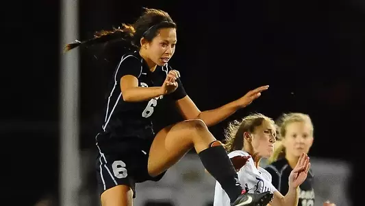 Shawna Gordon - The No. 8 Long Beach State women's soccer team continued its historic season on Friday, when it took on top-seeded and third-ranked Duke in the quarterfinals of the NCAA Tournament at Koskinen Stadium in Durham, North Carolina.  (Nov. 25, 2011)