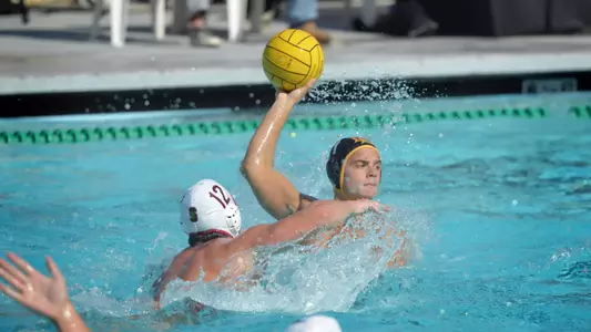 11/5/11 - Milos Vrzic (11) of the Long Beach State Men's Water Polo team.