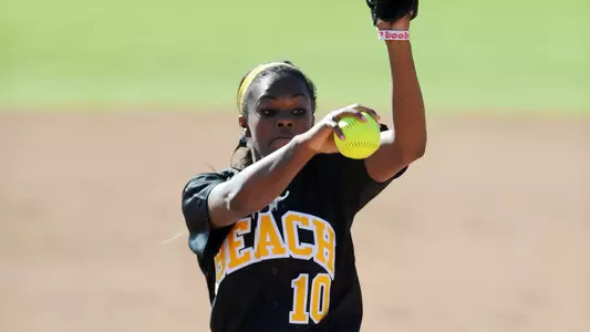 Erin Jones-Wesley had an eight-strikeout shutout in her college debut.