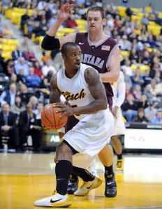 Senior Brandon Nevens scored four points and grabbed two boards for the 49ers