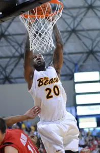 T.J. Robinson led LBSU with 22 points and nine rebounds in first meeting with Cal Poly