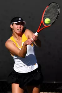 Deborah Armstrong became the all-time doubles wins leader at Long Beach State.