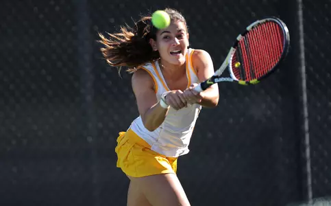 Anais Dallara won in both singles and doubles for Long Beach State.