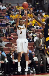 Greg Plater scored his 1,000th career point in second half