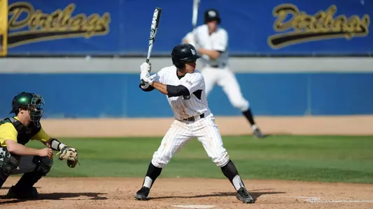 Matt Hibbert hit a two-RBI double to give the Dirtbags the lead.
