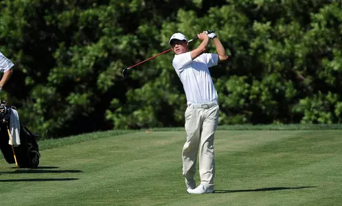 Philip Chian tied for 24th at the Big West Championships in Mission Viejo. (Photo by Stephen Carr/LBSU Athletic Media Relations)