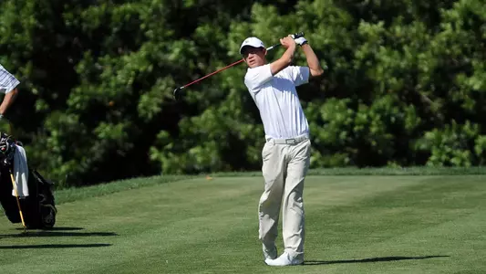 Philip Chian tied for 24th at the Big West Championships in Mission Viejo. (Photo by Stephen Carr/LBSU Athletic Media Relations)
