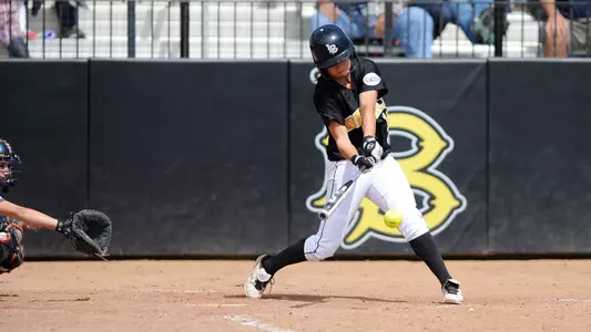 St. Germain about to make contact on game-winning hit