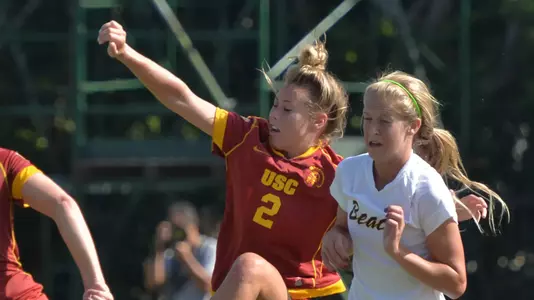 Freshman midfielder Taylor Nelson. (Photos by Steven Georges/LBSU)
