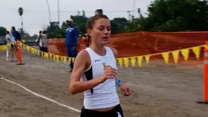 Senior Nina Moore finished in 10th at the Asics UC Irvine Invitational.