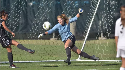 9/2//11 - Long Beach State Women's Soccer Goalkeeper Kaitlyn Gustaves (00) at LBSU. Photo by Steven Georges/Long Beach State