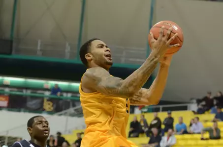 Eugene Phelps - Long Beach State vs. UC Davis.  Jan. 12, 2012 (Photo by Steven Georges/LBSU)