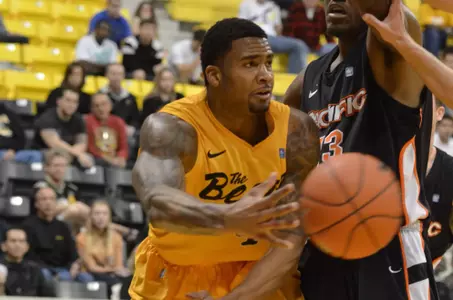 Eugene Phelps - Long Beach State vs. Pacific.  Jan. 14, 2012  (Photo by Steven Georges/LBSU)