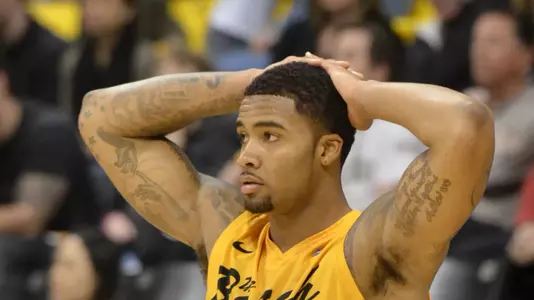 Eugene Phelps - Long Beach State vs. Pacific.  Jan. 14, 2012  (Photo by Steven Georges/LBSU)