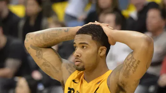 Eugene Phelps - Long Beach State vs. Pacific.  Jan. 14, 2012  (Photo by Steven Georges/LBSU)