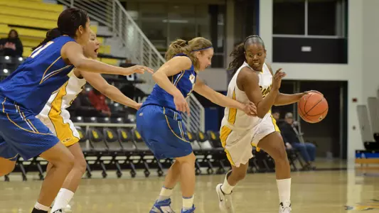 Junior Jhakia McDonald had a season-high 14 points in a 74-67 Big West victory over Cal Poly on Saturday.