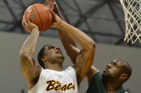 Eugene Phelps - Long Beach State vs. Cal Poly.  Jan. 5, 2012 (Photo by Steven Georges/LBSU)