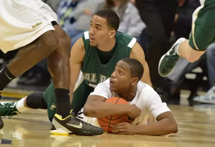Mike Caffey - Long Beach State vs. Cal Poly.  Jan. 5, 2012 (Photo by Steven Georges/LBSU)