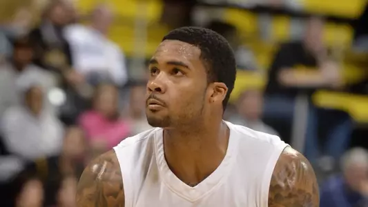 Eugene Phelps - Long Beach State vs. Cal Poly.  Jan. 5, 2012 (Photo by Steven Georges/LBSU)