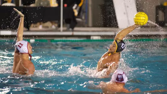 Dimitrios Lappas in the non-conference match against Loyola Marymount at the 49er Campus Pool, Long Beach, Calif., Thursday, Oct. 18, 2012.