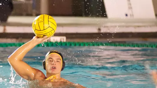 Milos Vrzic in the non-conference match against Loyola Marymount at the 49er Campus Pool, Long Beach, Calif., Thursday, Oct. 18, 2012.