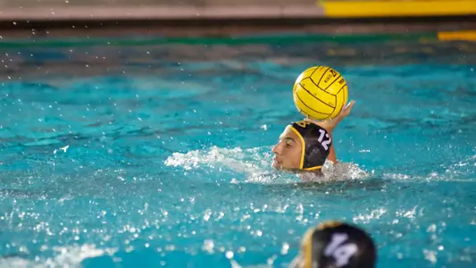 Dimitrios Lappas in the non-conference match against Loyola Marymount at the 49er Campus Pool, Long Beach, Calif., Thursday, Oct. 18, 2012.