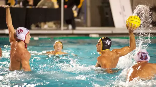 Nick Rascon in the non-conference match against Loyola Marymount at the 49er Campus Pool, Long Beach, Calif., Thursday, Oct. 18, 2012.