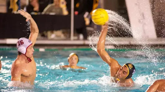 Nick Rascon in the non-conference match against Loyola Marymount at the 49er Campus Pool, Long Beach, Calif., Thursday, Oct. 18, 2012.