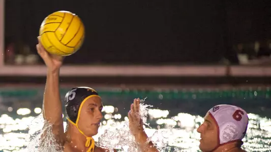 Carter Taylor in the non-conference match against Loyola Marymount at the 49er Campus Pool, Long Beach, Calif., Thursday, Oct. 18, 2012.