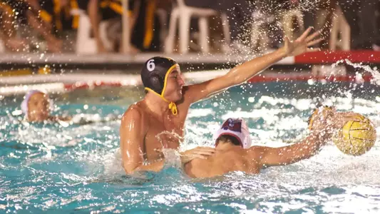 Devin Mefford in the non-conference match against Loyola Marymount at the 49er Campus Pool, Long Beach, Calif., Thursday, Oct. 18, 2012.