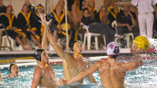 Devin Mefford in the non-conference match against Loyola Marymount at the 49er Campus Pool, Long Beach, Calif., Thursday, Oct. 18, 2012.