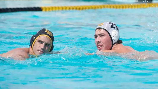 Conner Reilley in the Annual Alumni Water Polo match at the 49er Campus pool, Sat. Sept., 22, 2012. 21