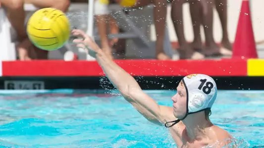 Garrett Rhodes in the Annual Alumni Water Polo match at the 49er Campus pool, Sat. Sept., 22, 2012. 18