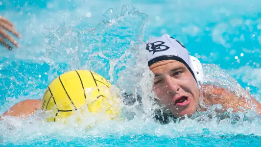 Will Mathison in the Annual Alumni Water Polo match at the 49er Campus pool, Sat. Sept., 22, 2012. 23