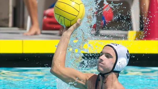 Robert Robinson in the Annual Alumni Water Polo match at the 49er Campus pool, Sat. Sept., 22, 2012. 5