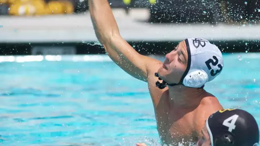Michail Drakapoulos in the Annual Alumni Water Polo match at the 49er Campus pool, Sat. Sept., 22, 2012. 23