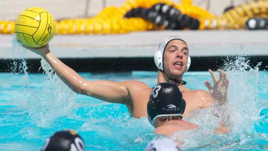 Nathan McConnell in the Annual Alumni Water Polo match at the 49er Campus pool, Sat. Sept., 22, 2012. 3