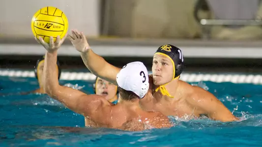 Dan Matulis in the MPSF Conference opener  against USC at the 49er Campus Pool, Long Beach, Calif., Friday, Oct. 19, 2012.
